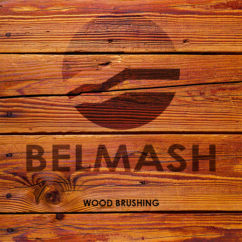 Браширування по дереву на верстаті